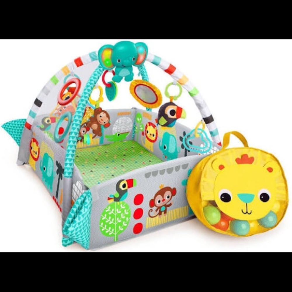 Bright start 5 in 1 ball play activity gym